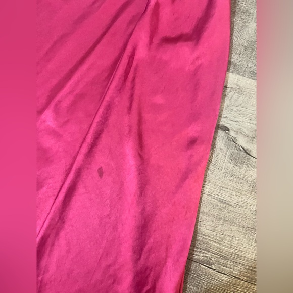 LIONESS Walk The Line Midi Dress in Magenta - Picture 9 of 9